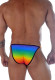 Яркие радужные трусы-танга Яркие радужные трусы-танга