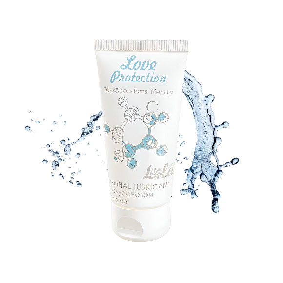Увлажняющий лубрикант на водной основе Love Protection - 50 мл. Увлажняющий лубрикант на водной основе Love Protection - 50 мл.