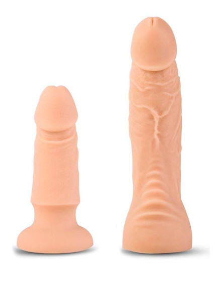 Женский страпон с 2 насадками, вибрацией и пультом ДУ Женский страпон с 2 насадками, вибрацией и пультом ДУ