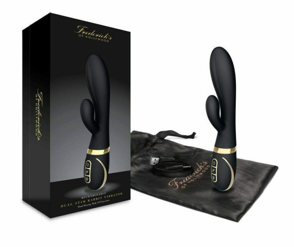 Черный вибратор-кролик Dual Stim Rabbit Vibrator Черный вибратор-кролик Dual Stim Rabbit Vibrator