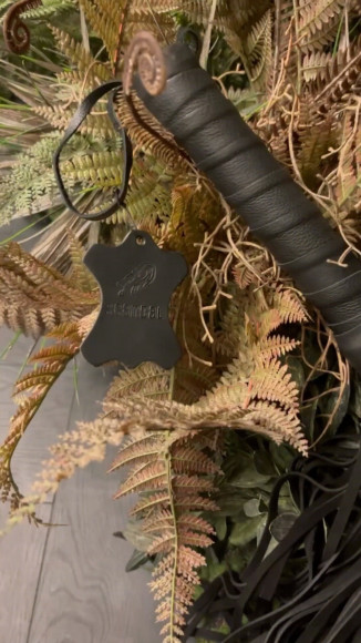 Черная плеть Scandal из натуральной кожи - 64 см. Черная плеть Scandal из натуральной кожи - 64 см.