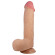 Телесный фаллоимитатор с эффектом скользящей кожи - 23,4 см. Телесный фаллоимитатор с эффектом скользящей кожи - 23,4 см.