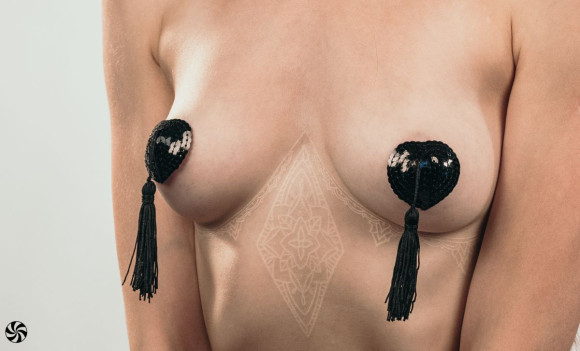 Черные пэстисы Gipsy с кисточками Черные пэстисы Gipsy с кисточками