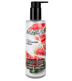 Лубрикант на водной основе Art-Style с ароматом арбуза - 250 мл.