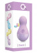 Сиреневый вибростимулятор COCO BODY  - 9 см.