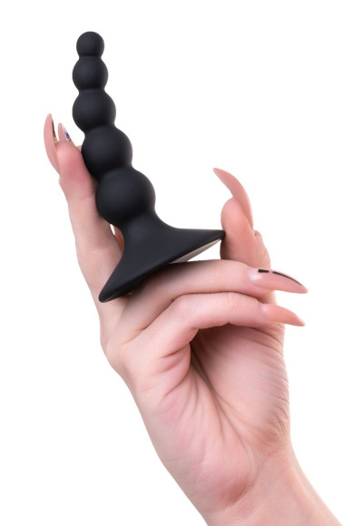 Черная анальная втулка Bootes - 10 см. Черная анальная втулка Bootes - 10 см.