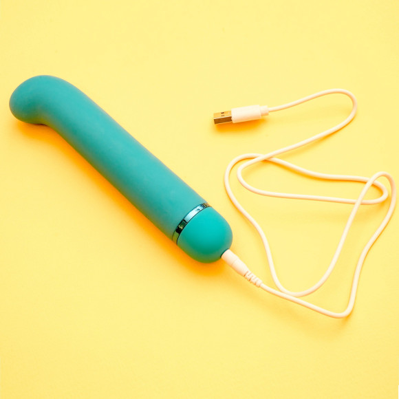 Бирюзовый перезаряжаемый вибратор Flamie - 18,5 см. Бирюзовый перезаряжаемый вибратор Flamie - 18,5 см.