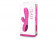 Розовый вибромассажер Tease 6x Rabbit Style со стимуляцией клитора - 17,8 см.
