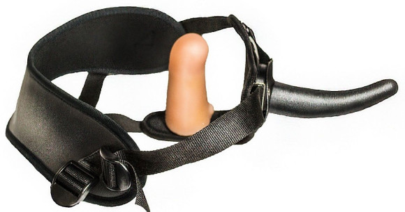 Женский страпон с вагинальной пробкой Woman Strap - 12 см. Женский страпон с вагинальной пробкой Woman Strap - 12 см.