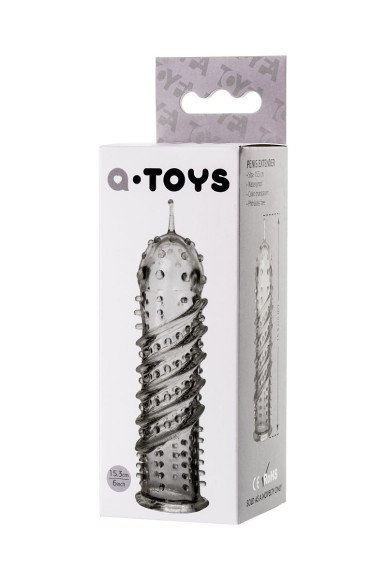 Прозрачная насадка на пенис TOYFA A-Toys - 15,5 см. Прозрачная насадка на пенис TOYFA A-Toys - 15,5 см.