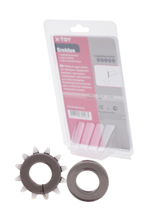 Набор пепельных эрекционных колец Erektus II