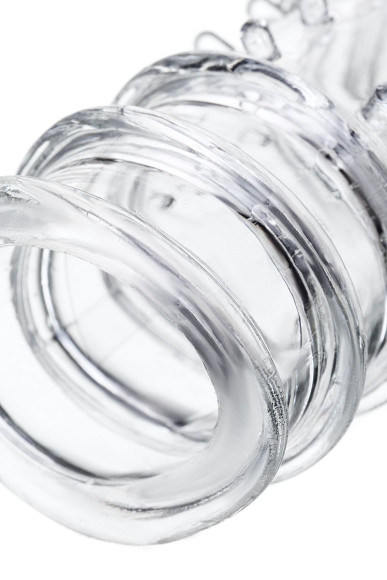 Прозрачная насадка на пенис TOYFA A-Toys с ребрами и точками - 15,3 см. Прозрачная насадка на пенис TOYFA A-Toys с ребрами и точками - 15,3 см.