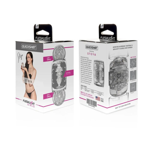 Мастурбатор Fleshlight Quickshot Stoya - вагина и анус Мастурбатор Fleshlight Quickshot Stoya - вагина и анус