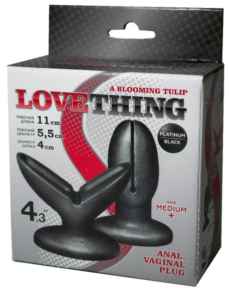 Анально-вагинальный плаг A blooming tulip М+ Анально-вагинальный плаг A blooming tulip М+