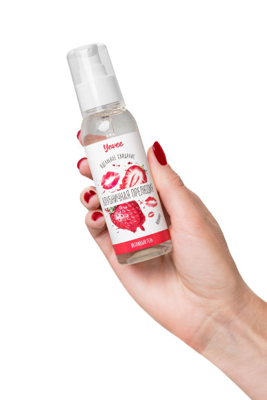 Съедобная гель-смазка Yovee «Клубничная прелюдия» с Д-пантенолом и вкусом клубники - 100 мл. Съедобная гель-смазка Yovee «Клубничная прелюдия» с Д-пантенолом и вкусом клубники - 100 мл.