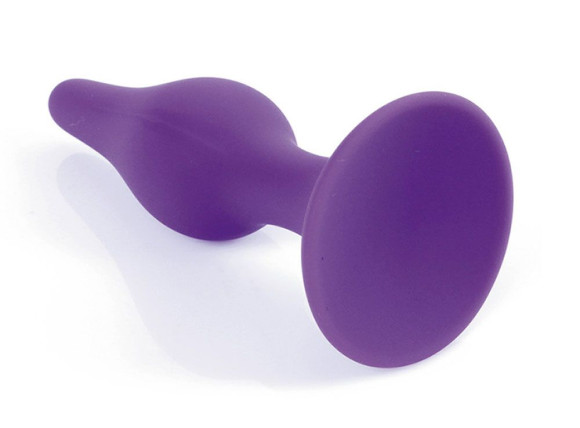 Фиолетовая анальная втулка Silcone Purple Plug Small - 10 см. Фиолетовая анальная втулка Silcone Purple Plug Small - 10 см.
