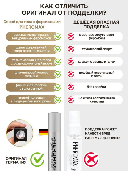 Концентрат феромонов для мужчин Pheromax man mit Oxytrust - 14 мл. Концентрат феромонов для мужчин Pheromax man mit Oxytrust - 14 мл.