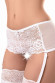 Трусики-пояс из эластичного кружева с пажами для чулок Sheila Трусики-пояс из эластичного кружева с пажами для чулок Sheila