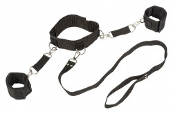 Ошейник с наручниками Bondage Collection Collar and Wristbands Plus Size Ошейник с наручниками Bondage Collection Collar and Wristbands Plus Size