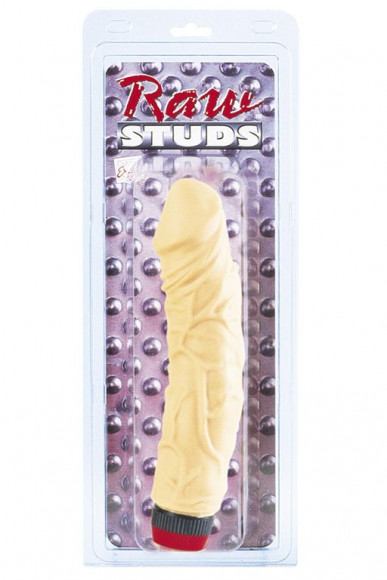 Фаллоимитатор с вибрацией Super Veined Vibrator - 20 см.