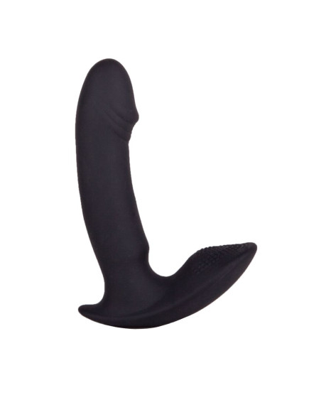 Чёрный массажёр простаты с вибрацией Чёрный массажёр простаты с вибрацией