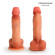 Телесный фаллоимитатор с внутренним стержнем - 15 см. Телесный фаллоимитатор с внутренним стержнем - 15 см.