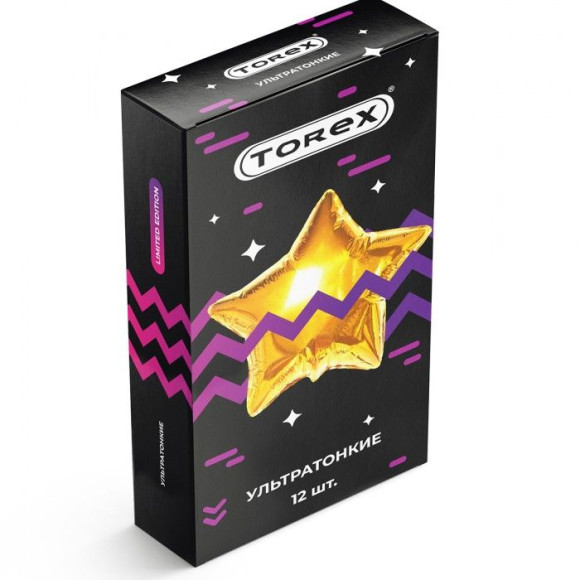Презервативы Torex Party Ультратонкие - 12 шт. Презервативы Torex Party Ультратонкие - 12 шт.