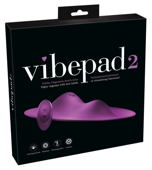 Фиолетовая подушка-вибромассажер Vibepad 2 Фиолетовая подушка-вибромассажер Vibepad 2
