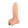 Телесный фаллоимитатор с функцией расширения - 18 см. Телесный фаллоимитатор с функцией расширения - 18 см.