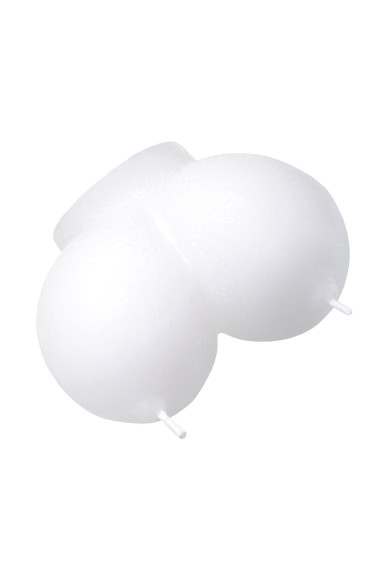 Белая сувенирная свеча «Сиськи»