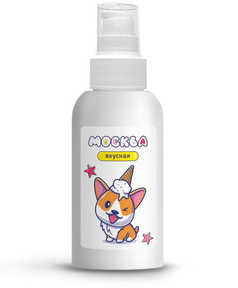 Универсальная смазка с ароматом пломбира Москва Вкусная - 100 мл. Универсальная смазка с ароматом пломбира Москва Вкусная - 100 мл.