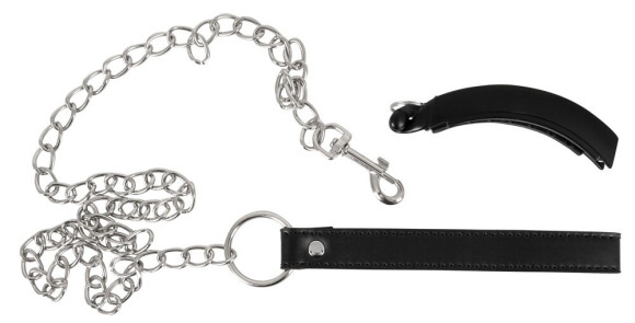 Зажим для половых губ с поводком Pussy Clamp With A Leash Зажим для половых губ с поводком Pussy Clamp With A Leash