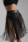 Кожаная бахрома-юбка Кожаная бахрома-юбка