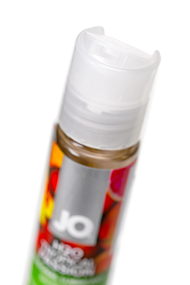 Лубрикант на водной основе с ароматом тропических фруктов JO Flavored Tropical Passion - 30 мл. Лубрикант на водной основе с ароматом тропических фруктов JO Flavored Tropical Passion - 30 мл.