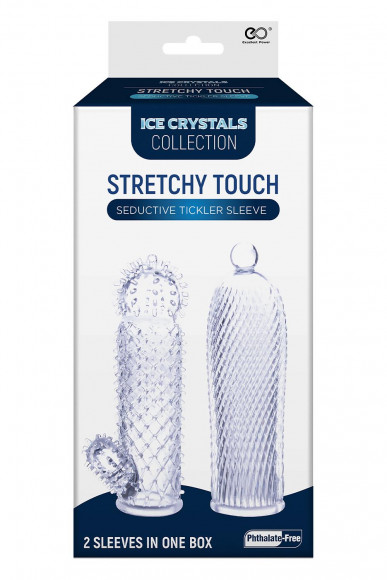 Набор из 2 прозрачных насадок на член Seductive Tickler Sleeves