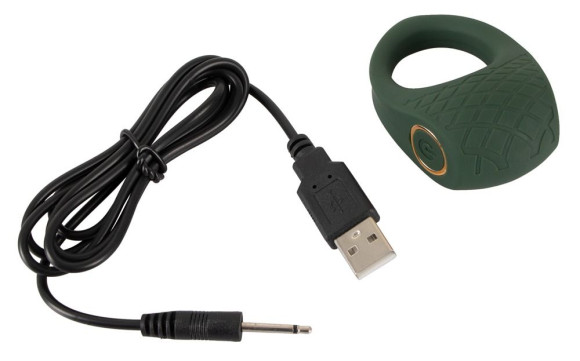 Зеленое эрекционное виброкольцо Luxurious Vibro Cock Ring Зеленое эрекционное виброкольцо Luxurious Vibro Cock Ring