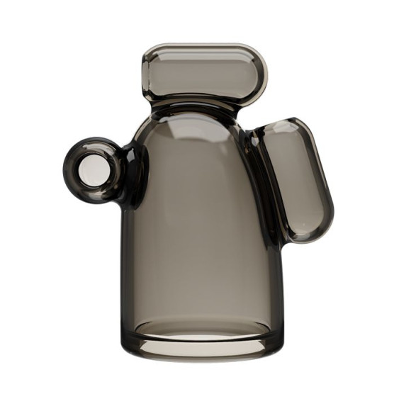 Дымчатая насадка-мастурбатор с вибрацией Vibrating Crystal Cap I Дымчатая насадка-мастурбатор с вибрацией Vibrating Crystal Cap I