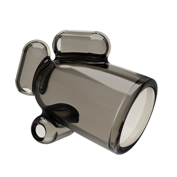 Дымчатая насадка-мастурбатор с вибрацией Vibrating Crystal Cap I Дымчатая насадка-мастурбатор с вибрацией Vibrating Crystal Cap I