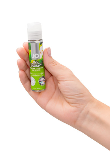 Смазка с ароматом яблока JO Flavored Green Apple H2O - 30 мл. Смазка с ароматом яблока JO Flavored Green Apple H2O - 30 мл.