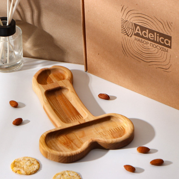 Деревянное блюдо для подачи в форме члена (25 х 16,5 х 1,7 см) Деревянное блюдо для подачи в форме члена (25 х 16,5 х 1,7 см)