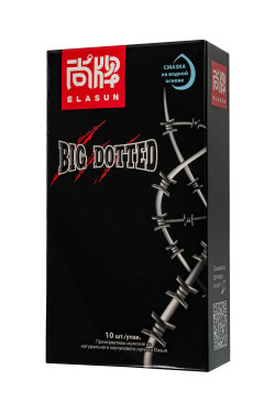 Презервативы с точками Elasun Big Dotted - 10 шт. Презервативы с точками Elasun Big Dotted - 10 шт.