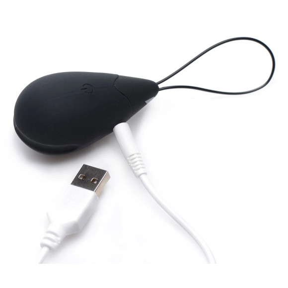 Черное виброяйцо с пультом ДУ 10X Silicone Vibrating Egg Черное виброяйцо с пультом ДУ 10X Silicone Vibrating Egg