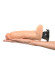 Вибратор телесного цвета с мошонкой Real Feel Deluxe №5 - 24,4 см. Вибратор телесного цвета с мошонкой Real Feel Deluxe №5 - 24,4 см.
