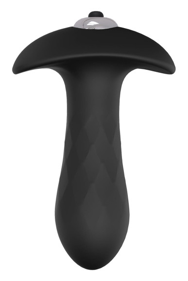 Черная анальная вибровтулка SINGLE SPEED DIAMOND PLUG - 9 см. Черная анальная вибровтулка SINGLE SPEED DIAMOND PLUG - 9 см.