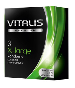 Презервативы увеличенного размера VITALIS PREMIUM x-large - 3 шт. Презервативы увеличенного размера VITALIS PREMIUM x-large - 3 шт.