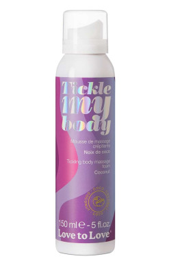 Массажная хрустящая пенка Tickle My Body Coconut с ароматом кокоса - 150 мл. Массажная хрустящая пенка Tickle My Body Coconut с ароматом кокоса - 150 мл.
