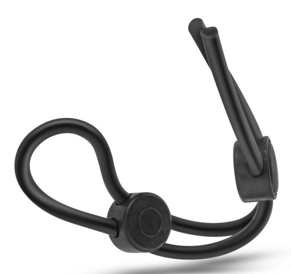 Черное двойное эрекционное лассо Silicone Double Loop Cock Ring Черное двойное эрекционное лассо Silicone Double Loop Cock Ring