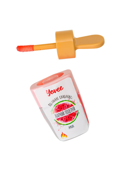 Разогревающий бальзам для губ «Жаркий поцелуй» с ароматом арбуза - 5 мл. Разогревающий бальзам для губ «Жаркий поцелуй» с ароматом арбуза - 5 мл.