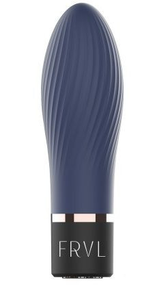 Темно-синий мини-вибратор Dalim - 10 см. Темно-синий мини-вибратор Dalim - 10 см.