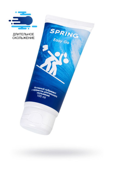 Интимный лубрикант с длительным скольжением Spring Easy Go - 100 мл. Интимный лубрикант с длительным скольжением Spring Easy Go - 100 мл.